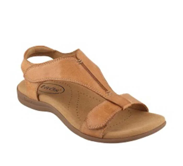 Designer athletic sneakers for women-Womens Taos The Show in Caramel