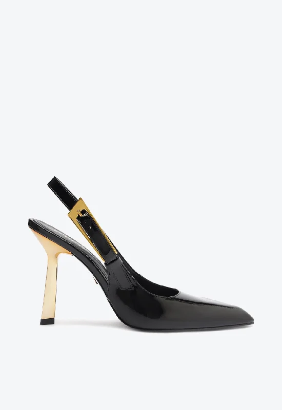 Vintage-inspired oxfords for women-Ciara Patent Leather Pump