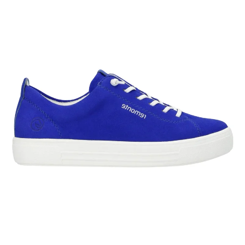 Designer athletic sneakers for women-Rieker Women's D0913-14 Blue/White