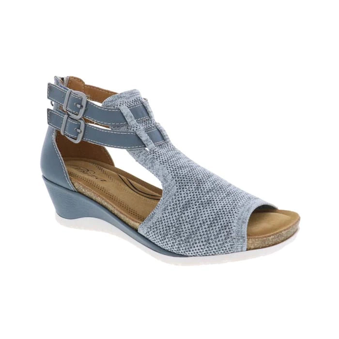 Designer platform sneakers for women-Womens Biza Molly in Grey