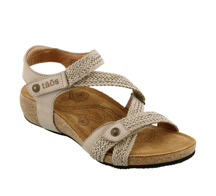 Soft leather mules for women-Womens Taos Trulie Stone