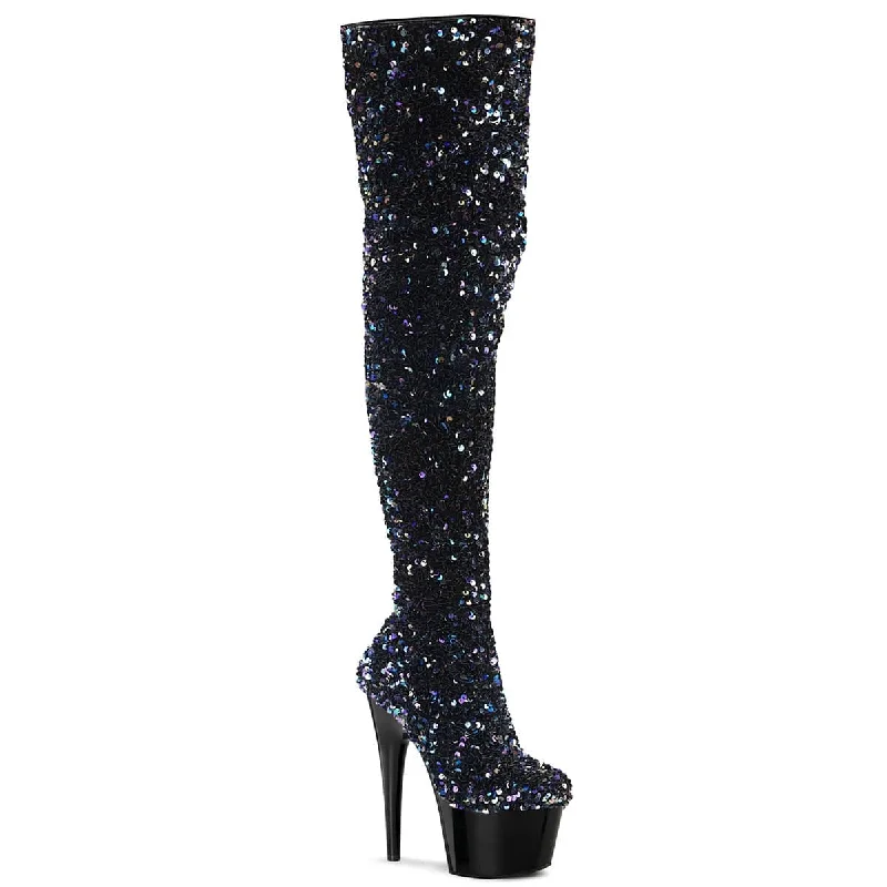 Trendy knee-high boots for winter-ADORE-3020 Thigh High Boots