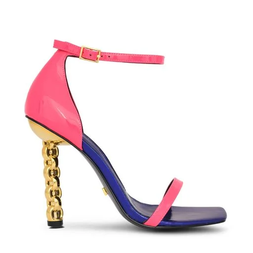 Vintage-inspired pumps for women-ERIN HIGHLIGHTER PINK /NIGHT SHADOW