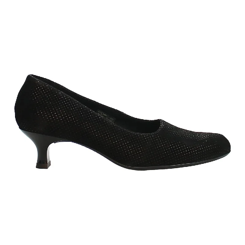 Vintage-inspired oxfords for women-Ara Women's Kit Black Puntikid