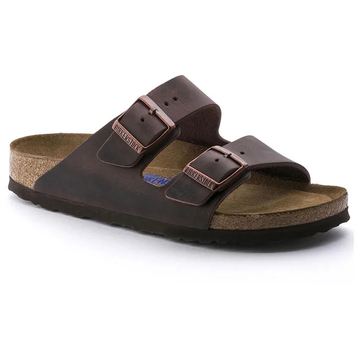 Elegant block heels for office-Womens Birkenstock Arizona Oiled Habana