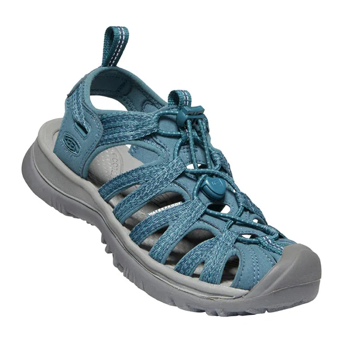 Affordable ankle strap sandals-Womens Keen Whisper Smoke Blue