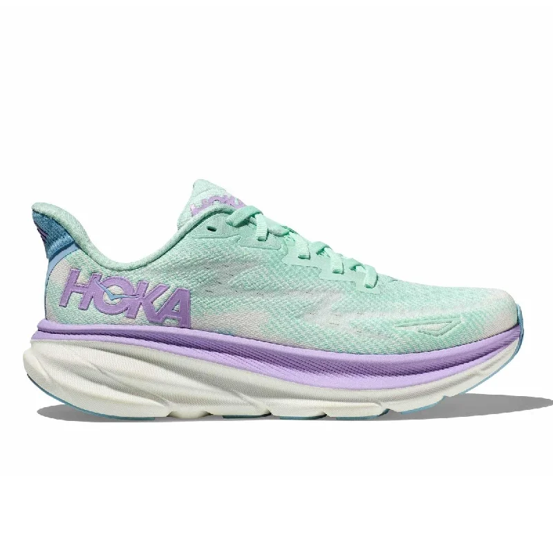 Vintage-inspired oxfords for women-Hoka One One Women's Clifton 9 Sunlit Ocean/Lilac