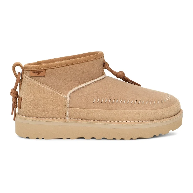 Elegant mule heels for women-UGG Women's Ultra Mini Crafted Regenerate Sand