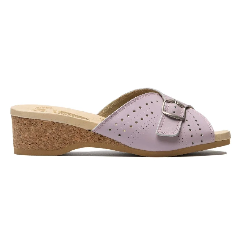 Casual slide sandals for women-Worishofer Women’s 251 Lilac