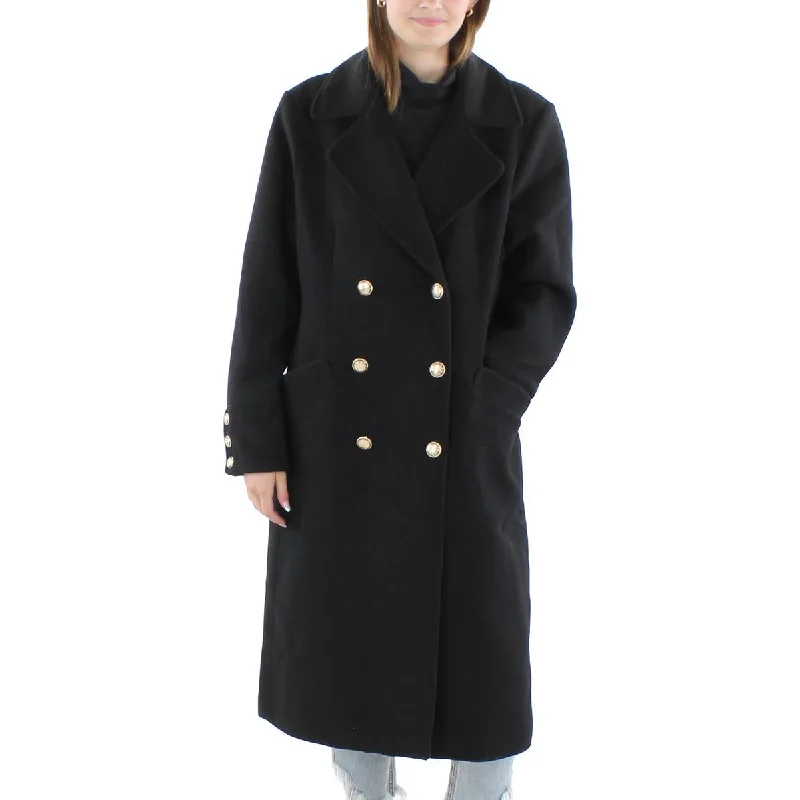 Casual bomber jackets for women-Vince Camuto Womens Collar Wool Wool Coat