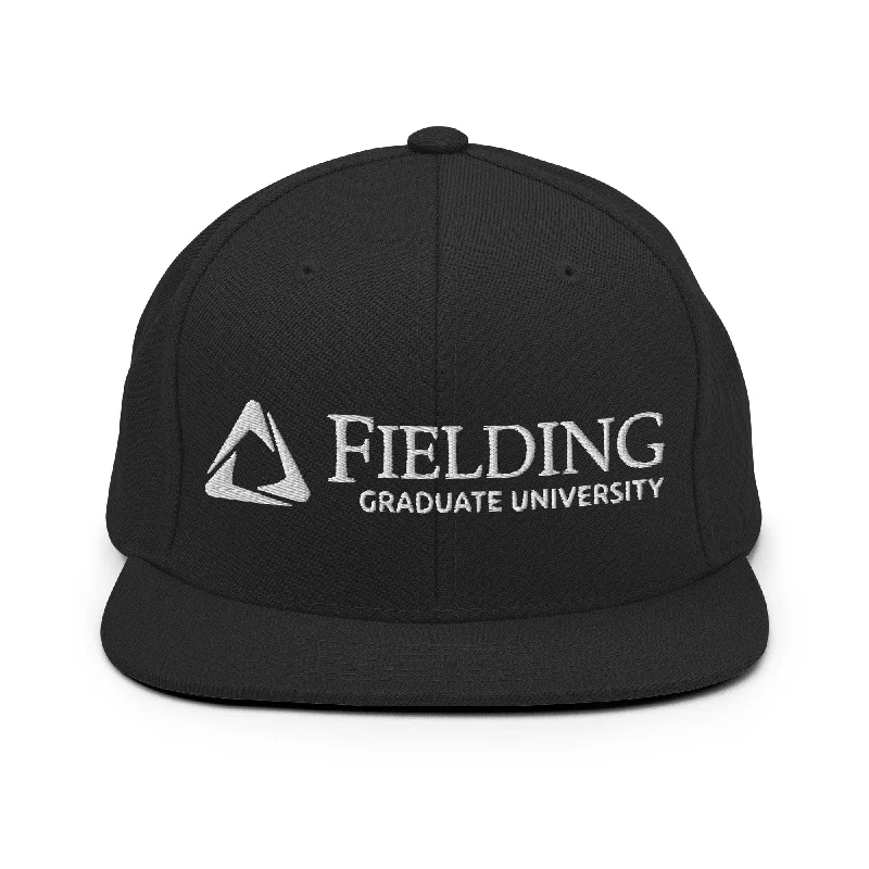 Elegant cocktail tops for parties-Classic Snapback Baseball Cap | Embroidered Fielding Logo