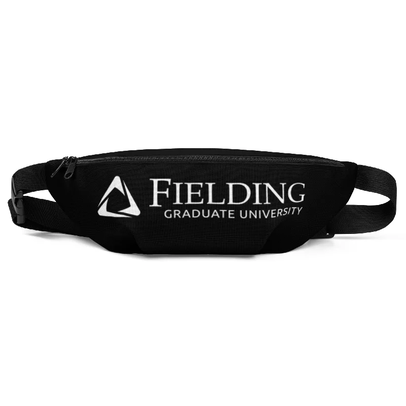 Affordable hoodies for women-Fanny Pack - Black | Fielding Logo