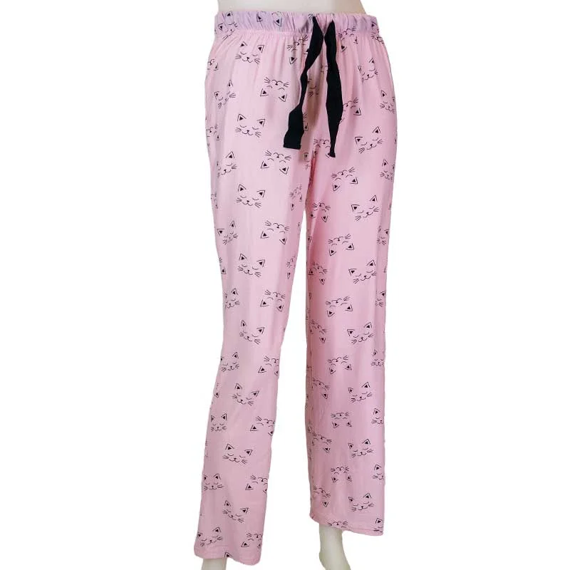 Affordable boho pants for women-DKR Women's Sleepy Cats Sleep Pants