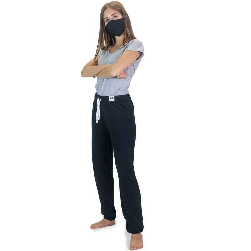 Trendy sweatpants for women-Youth Bamboo Panda Sweat Pants