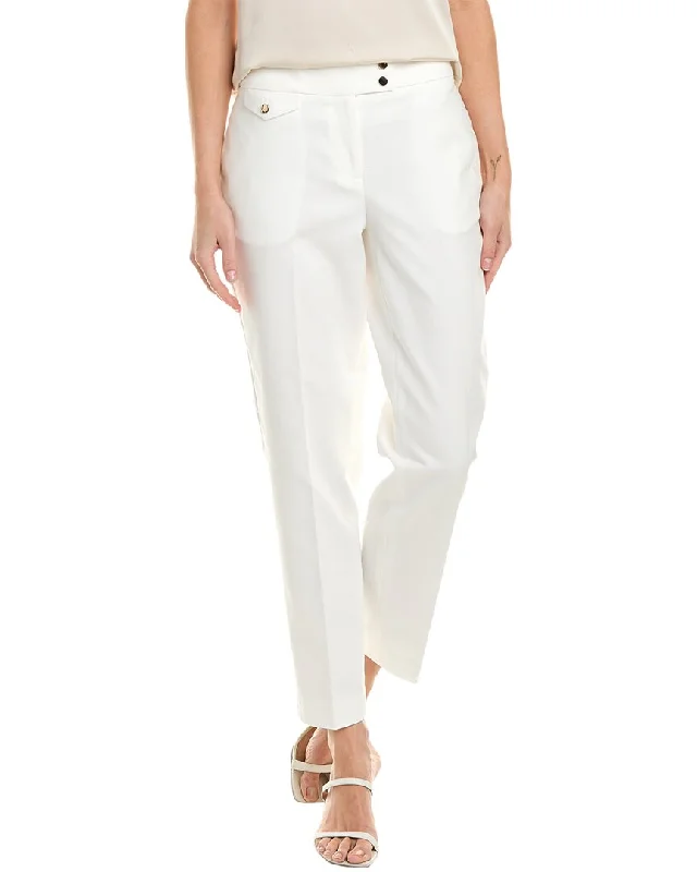 Chic blouses for casual Fridays-Anne Klein Slim Ankle Cut Pant