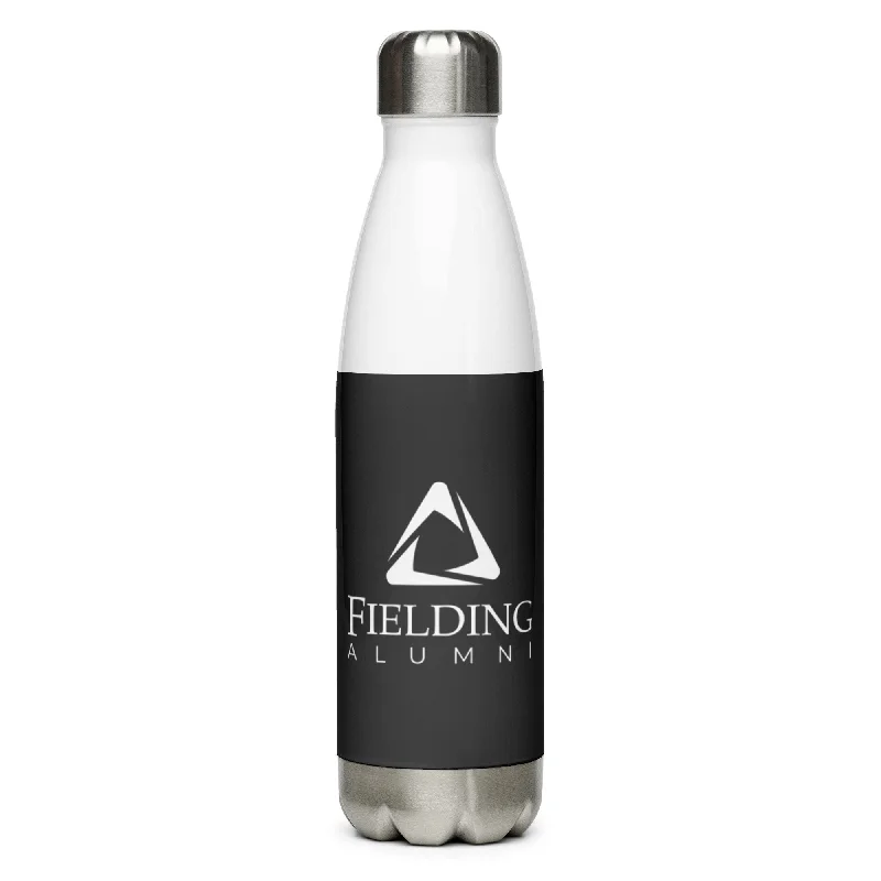 Designer cocktail dresses on sale-Stainless Steel Water Bottle - Dark Grey | Alumni Logo