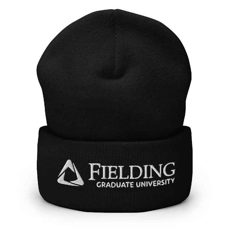 Affordable rompers for summer-Beanie - Cuffed | Embroidered Fielding Logo