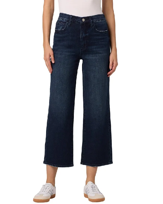 Elegant chiffon blouses for women-JOE’S Jeans Simone Wide Leg Crop Jean