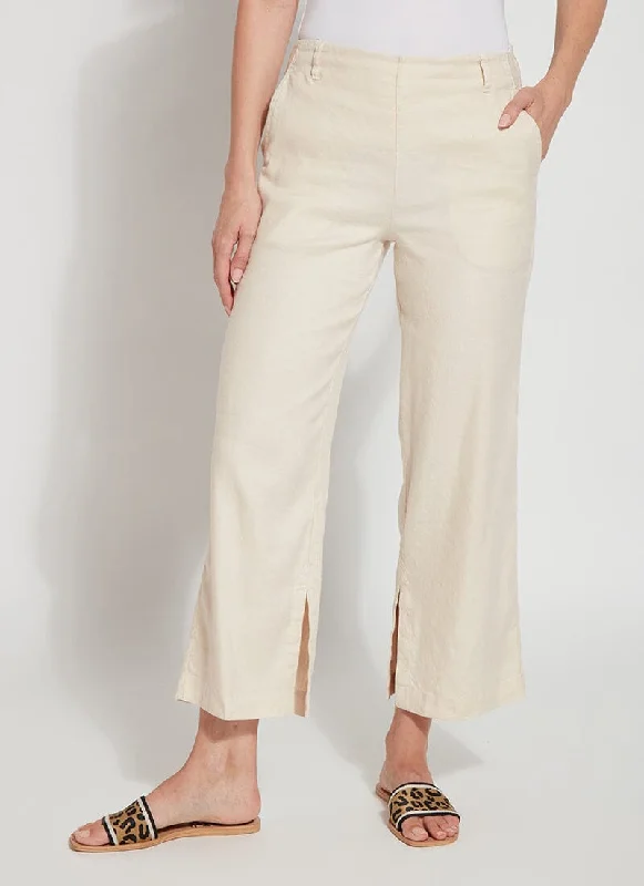 Trendy sweatpants for women-Brooke Linen Pant