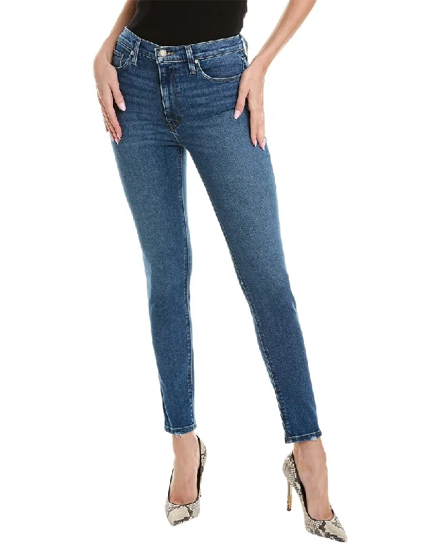 Stylish high-low dresses-HUDSON Jeans Barbara Slopes High Rise Super Skinny Ankle Jean