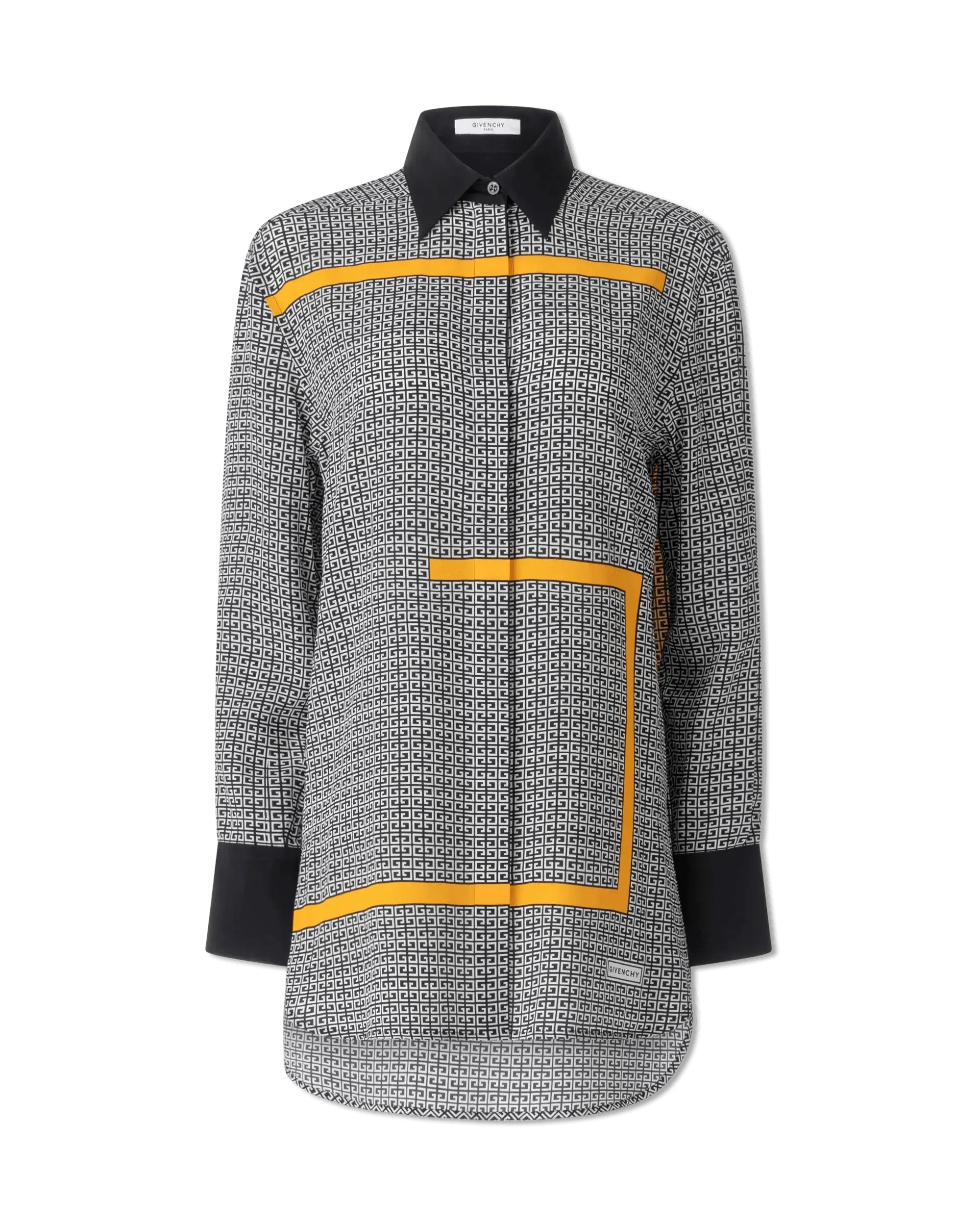 Luxury wool coats for women-Monogram Shirt Dress