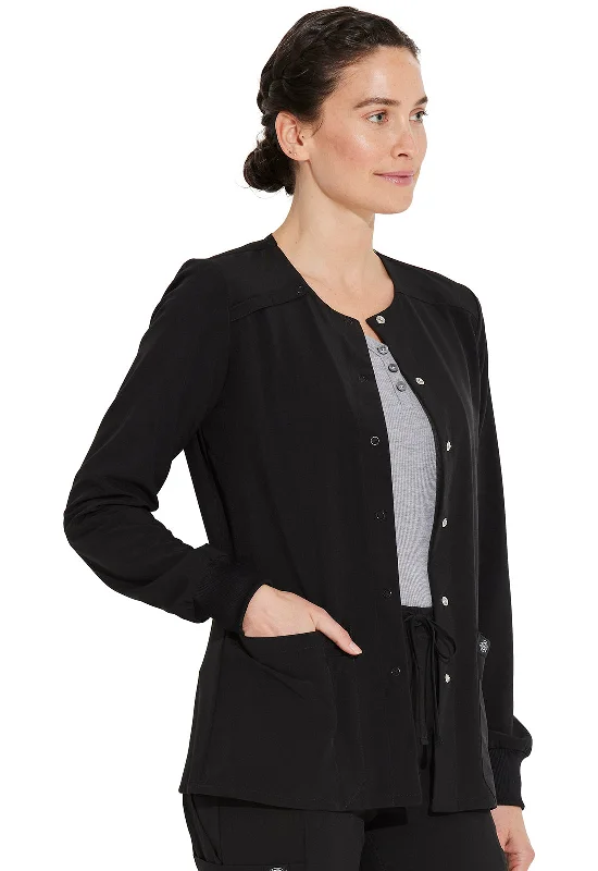 Designer skirts for office wear-Dickies EDS DK305 Women's Snap Warmup Jacket