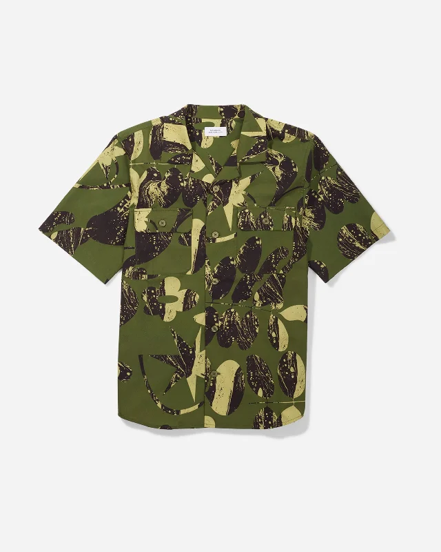 Casual joggers for women-Hanley Camo Short Sleeve Shirt