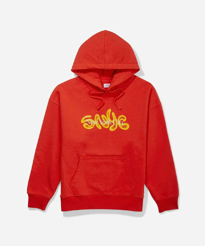 Casual sweatshirts for winter-Warren SNYC Airbrush Hoodie