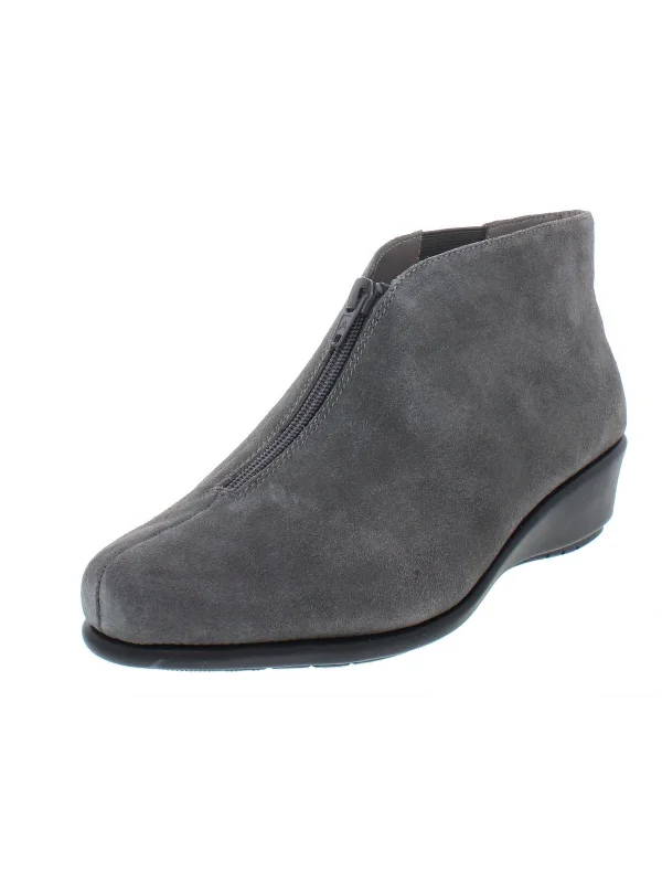 dark grey suede