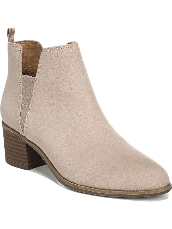 Casual slip-on shoes for women-Teammate Womens Stretch Ankle Boots