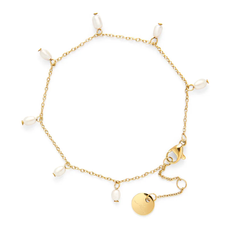 Elegant gold bangles for women-Mireille Bracelet