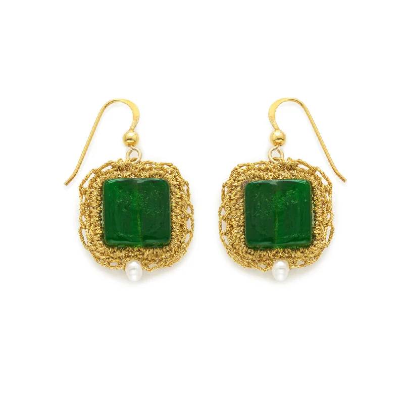 Chic minimalist rings for women-Myrto Verde | Earrings