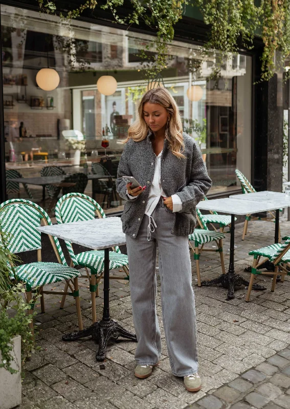 Casual joggers for women-Grey Corentin Jacket