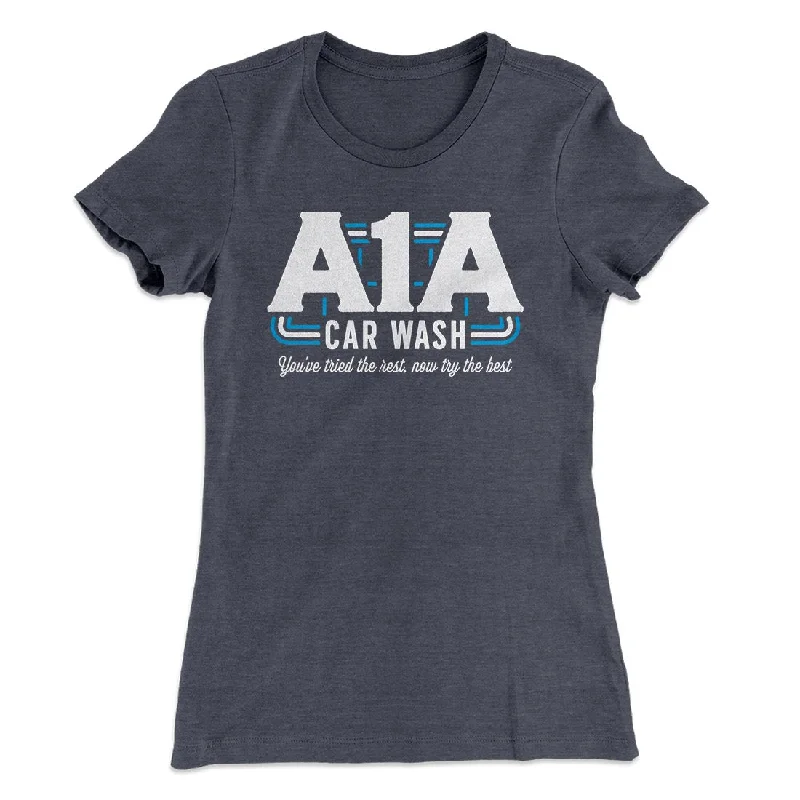 Trendy plaid skirts for fall-A1A Car Wash Women's T-Shirt