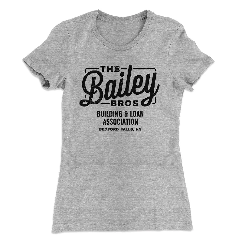 Elegant cocktail tops for parties-Bailey Brothers Women's T-Shirt