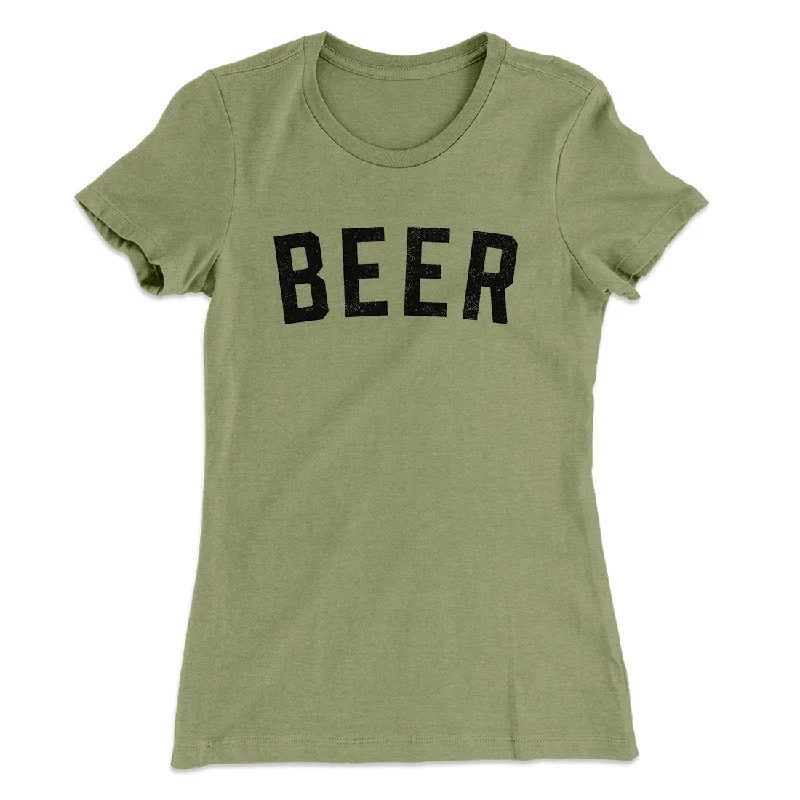 Affordable denim overalls for women-Beer Women's T-Shirt