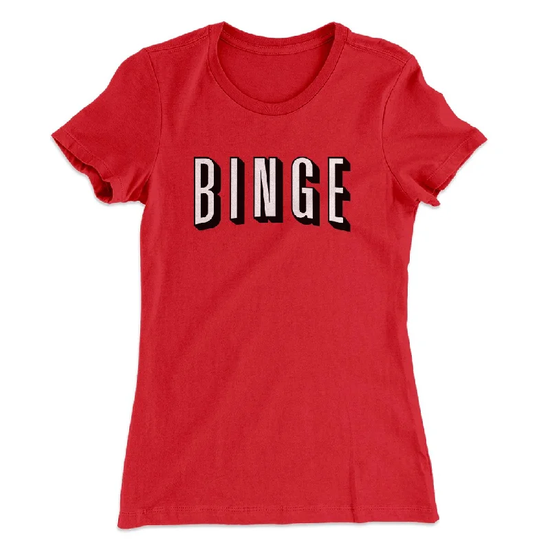 Designer skirts for office wear-Binge Women's T-Shirt