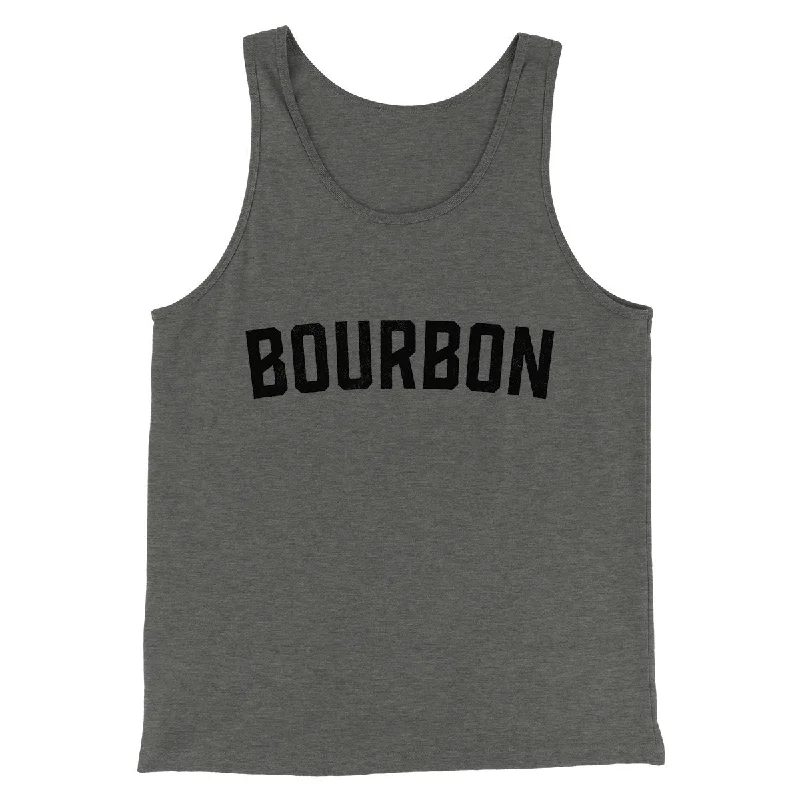 Luxury evening dresses with sequins-Bourbon Men/Unisex Tank Top