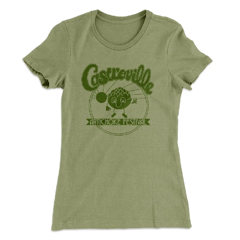 Bold animal print tops-Castroville Artichoke Festival Women's T-Shirt