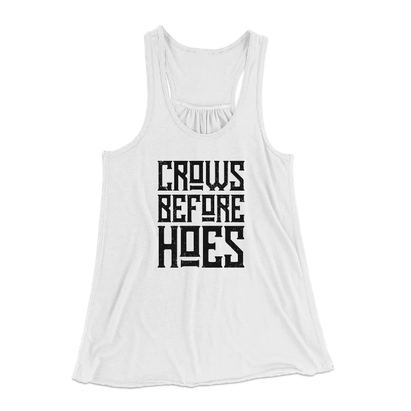 Designer trench coats on discount-Crows Before Hoes Women's Flowey Tank Top