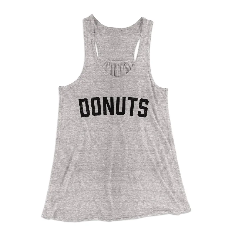 Stylish cardigans for fall-Donuts Women's Flowey Tank Top