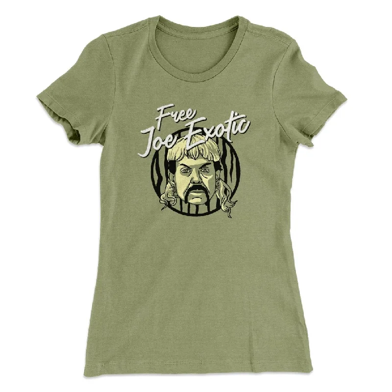 Soft flannel shirts for women-Free Joe Exotic Women's T-Shirt