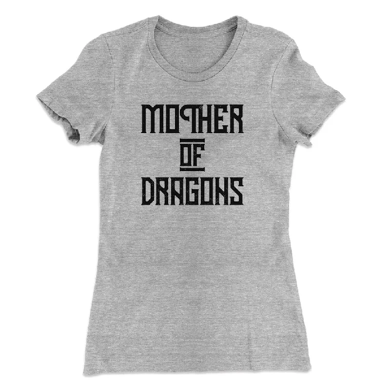 Stylish crop tops for summer-Mother of Dragons Women's T-Shirt