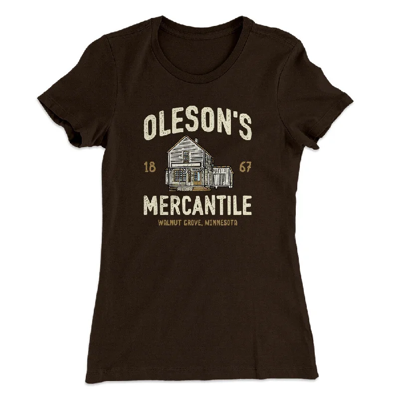 Casual sweatshirts for winter-Oleson's Mercantile Women's T-Shirt