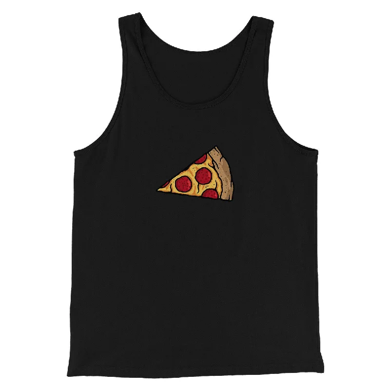 Vintage leather pants for women-Pizza Slice Couple's Shirt Men/Unisex Tank Top