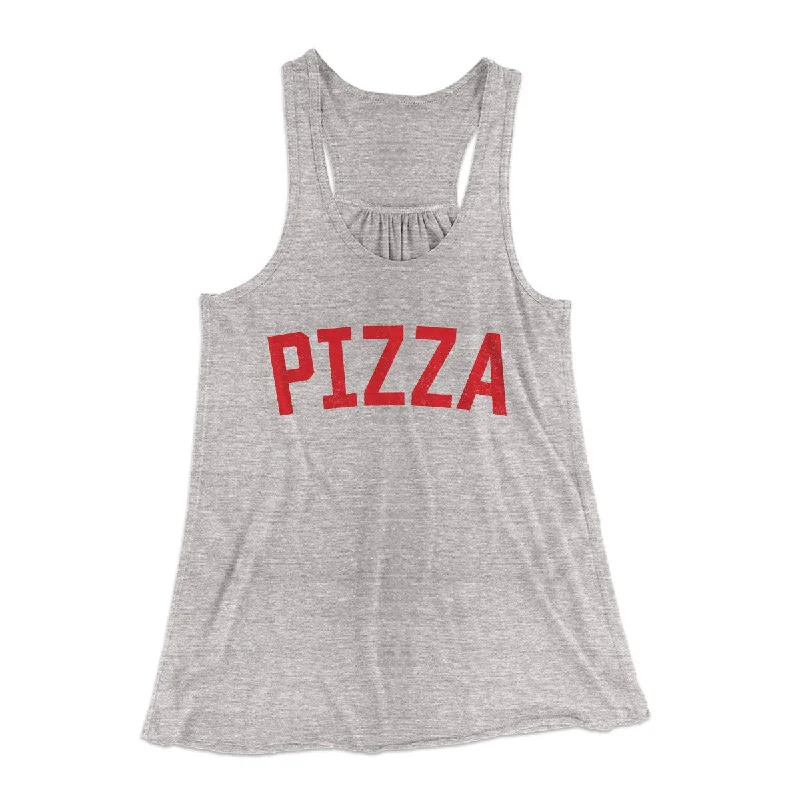 Casual summer dresses for women-Pizza Women's Flowey Tank Top