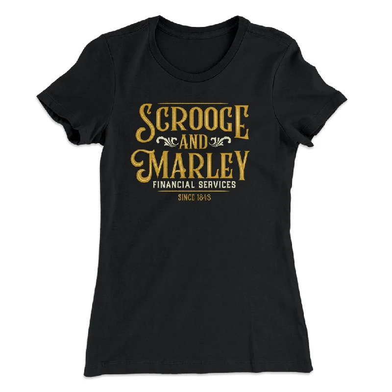 Affordable boho tops for summer-Scrooge & Marley Financial Services Women's T-Shirt