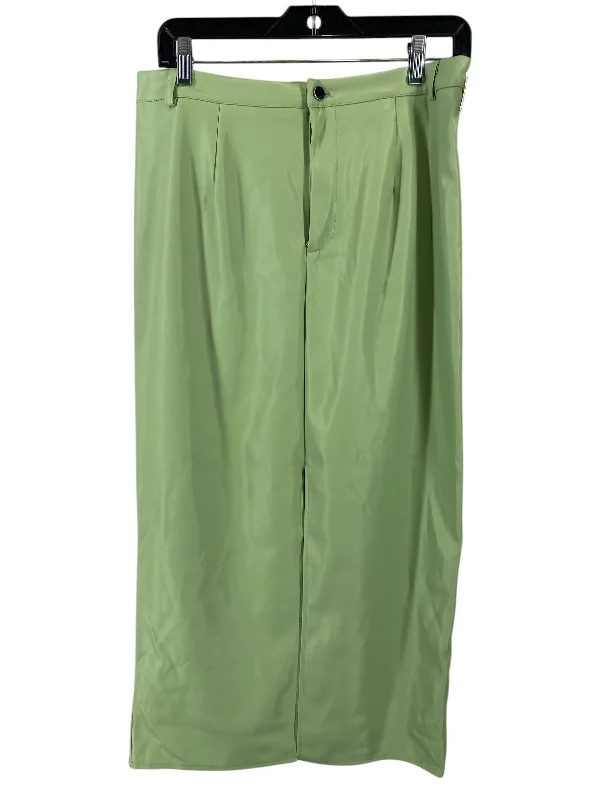 Designer cocktail dresses on sale-Skirt Maxi By Missguided In Green, Size: 12