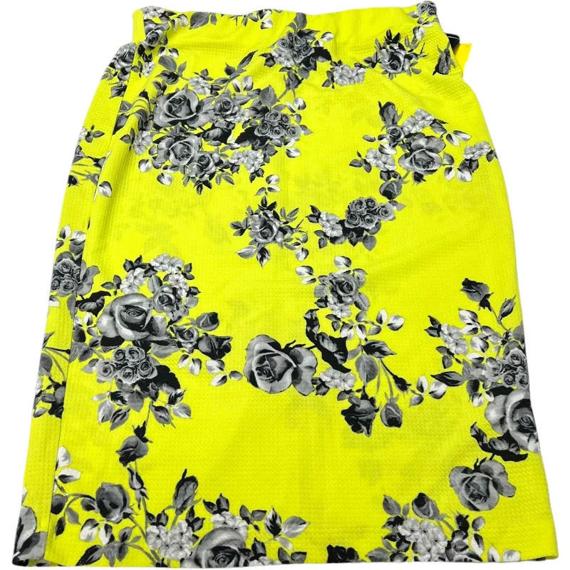 Vintage-inspired sundresses-Skirt Midi By Eci In Yellow, Size: M