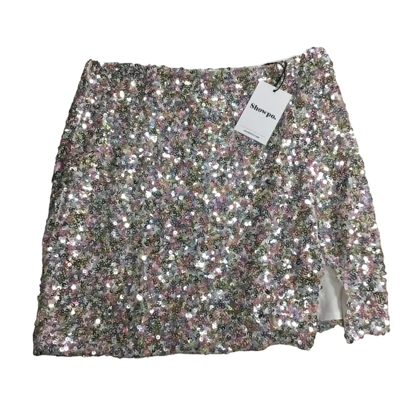 Chic wrap dresses for work-Skirt Mini & Short By Cmc In Sequin, Size: 4